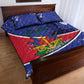 Republic of Haiti 1806-1820 Quilt Bed Set Alexandre Petion With Coat Of Arms - African Pride