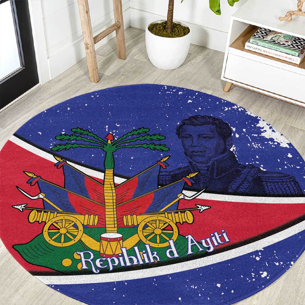 Republic of Haiti 1806-1820 Round Carpet Alexandre Petion With Coat Of Arms - African Pride