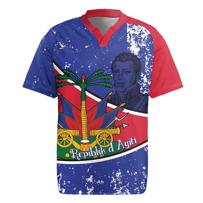 Republic of Haiti 1806-1820 Rugby Jersey Alexandre Petion With Coat Of Arms LT14