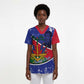 Republic of Haiti 1806-1820 Scrub Top Alexandre Petion With Coat Of Arms - African Pride
