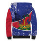 Republic of Haiti 1806-1820 Sherpa Hoodie Alexandre Petion With Coat Of Arms - African Pride