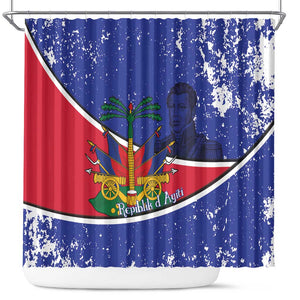 Republic of Haiti 1806-1820 Shower Curtain Alexandre Petion With Coat Of Arms - African Pride