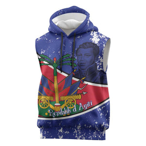 Republic of Haiti 1806-1820 Sleeveless Hoodie Alexandre Petion With Coat Of Arms - African Pride