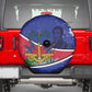 Republic of Haiti 1806-1820 Spare Tire Cover Alexandre Petion With Coat Of Arms - African Pride