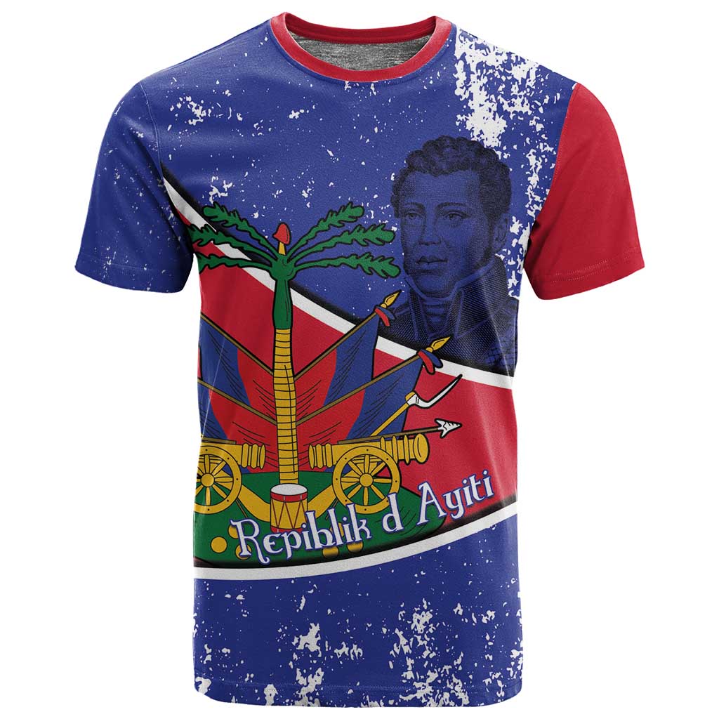 Republic of Haiti 1806-1820 T shirt Alexandre Petion With Coat Of Arms - African Pride