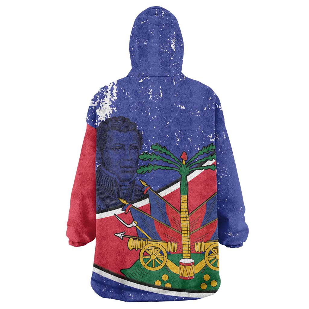 Republic of Haiti 1806-1820 Wearable Blanket Hoodie Alexandre Petion With Coat Of Arms - African Pride