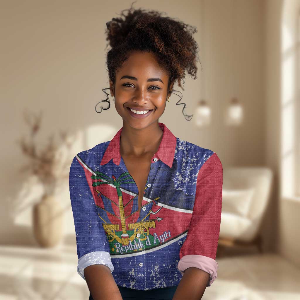 Republic of Haiti 1806-1820 Women Casual Shirt Alexandre Petion With Coat Of Arms - African Pride