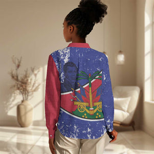 Republic of Haiti 1806-1820 Women Casual Shirt Alexandre Petion With Coat Of Arms - African Pride
