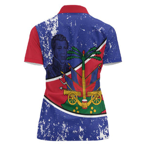 Republic of Haiti 1806-1820 Women Polo Shirt Alexandre Petion With Coat Of Arms - African Pride