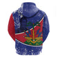 Republic of Haiti 1806-1820 Zip Hoodie Alexandre Petion With Coat Of Arms - African Pride