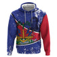 Republic of Haiti 1806-1820 Zip Hoodie Alexandre Petion With Coat Of Arms - African Pride