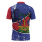 Republic of Haiti 1806-1820 Zipper Polo Shirt Alexandre Petion With Coat Of Arms - African Pride