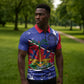 Republic of Haiti 1806-1820 Zipper Polo Shirt Alexandre Petion With Coat Of Arms - African Pride