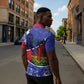 Republic of Haiti 1806-1820 Zipper Polo Shirt Alexandre Petion With Coat Of Arms - African Pride