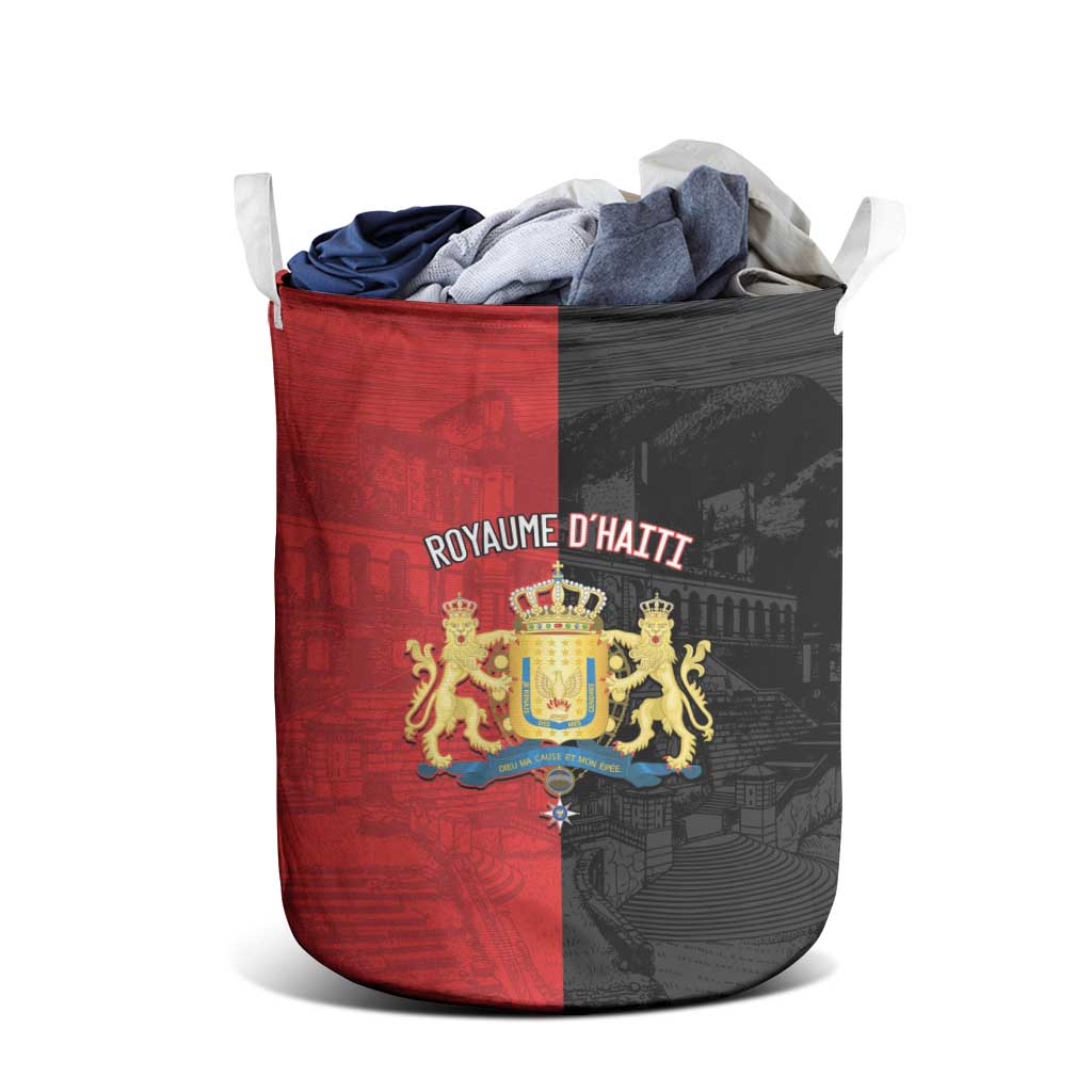 Kingdom of Haiti Laundry Basket Sans-Souci Palace Flag Style - African Pride