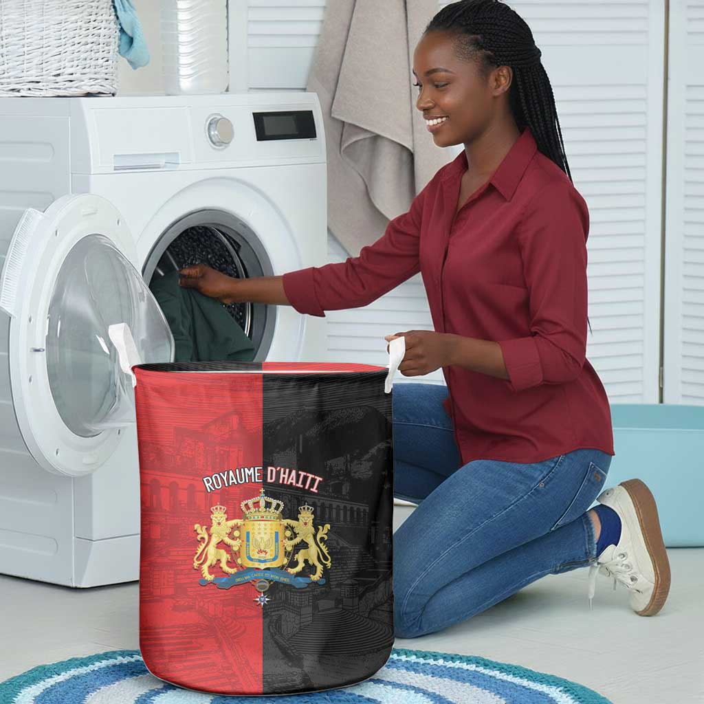 Kingdom of Haiti Laundry Basket Sans-Souci Palace Flag Style - African Pride