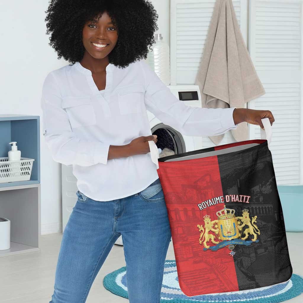 Kingdom of Haiti Laundry Basket Sans-Souci Palace Flag Style - African Pride