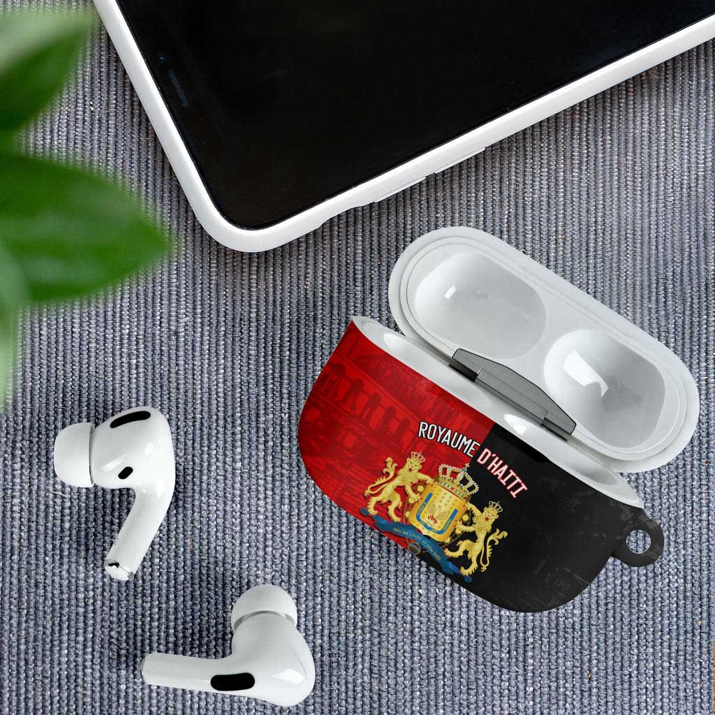 Kingdom of Haiti AirPods Case Sans-Souci Palace Flag Style - African Pride
