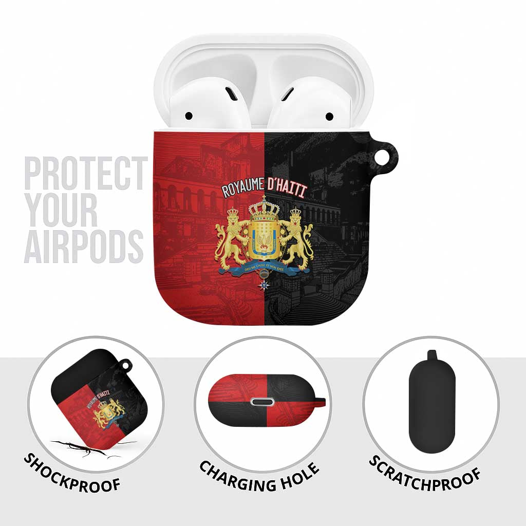 Kingdom of Haiti AirPods Case Sans-Souci Palace Flag Style - African Pride