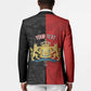 Personalized Kingdom of Haiti Blazer Sans-Souci Palace Flag Style - African Pride