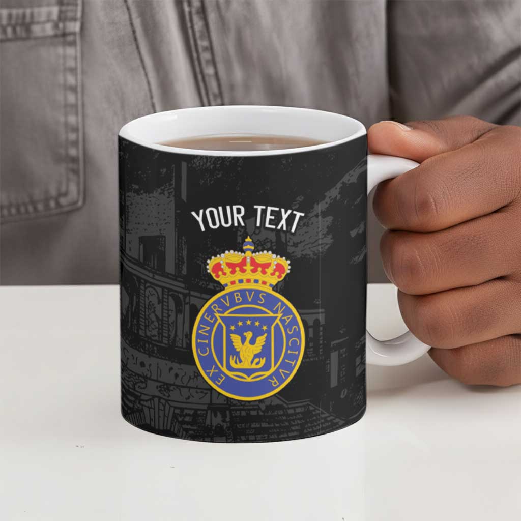 Personalized Kingdom of Haiti Ceramic Mug Sans-Souci Palace Flag Style - African Pride