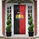 Personalized Kingdom of Haiti Door Cover Sans-Souci Palace Flag Style - African Pride