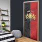 Personalized Kingdom of Haiti Door Cover Sans-Souci Palace Flag Style - African Pride
