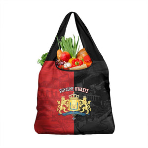 Kingdom of Haiti Grocery Bag Sans-Souci Palace Flag Style - African Pride