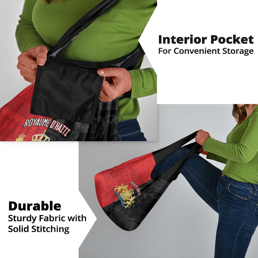 Kingdom of Haiti Grocery Bag Sans-Souci Palace Flag Style - African Pride