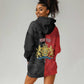Personalized Kingdom of Haiti Hoodie Dress Sans-Souci Palace Flag Style - African Pride
