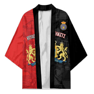 Personalized Kingdom of Haiti Kimono Sans-Souci Palace Flag Style - African Pride