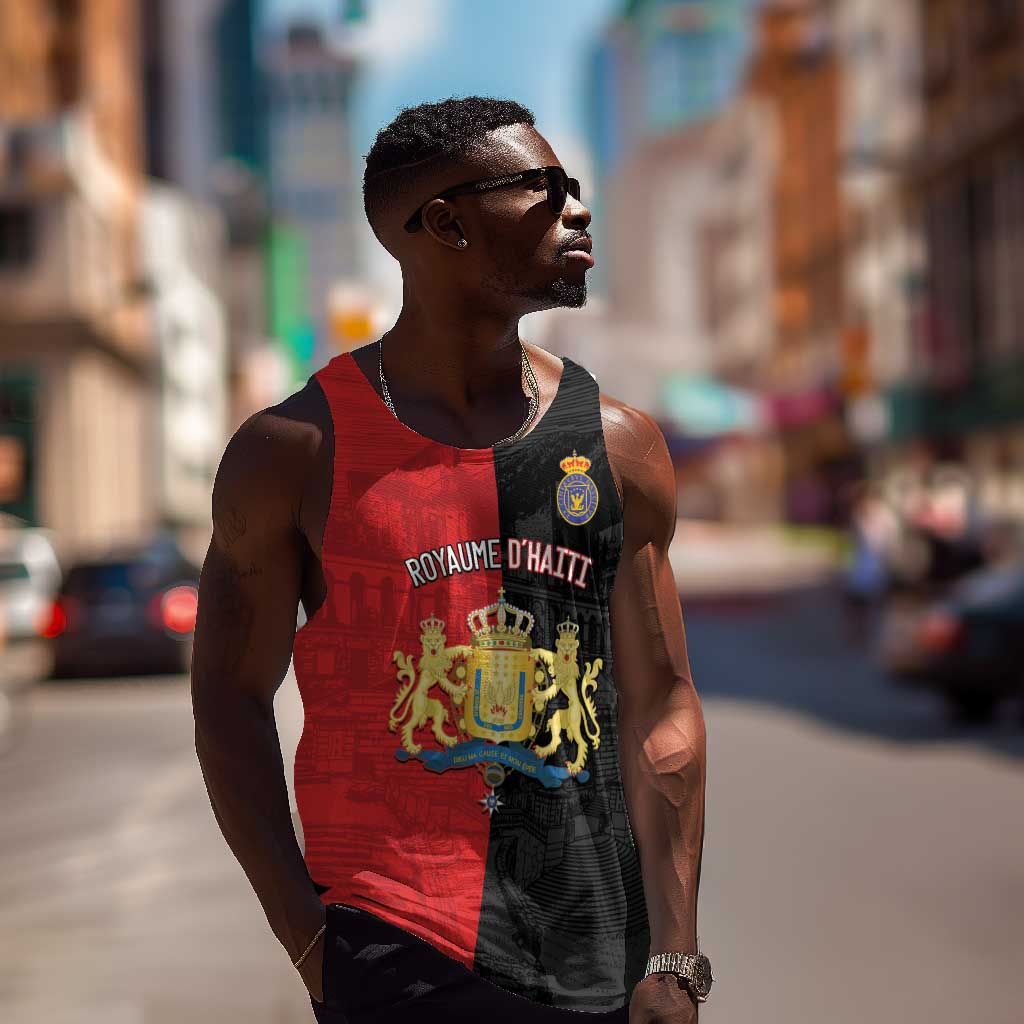 Personalized Kingdom of Haiti Men Tank Top Sans-Souci Palace Flag Style - African Pride