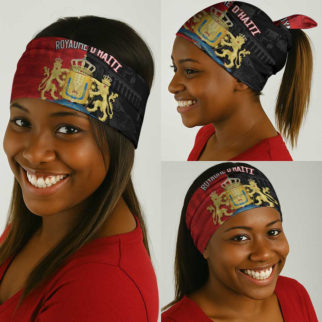 Kingdom of Haiti Neck Gaiter Sans-Souci Palace Flag Style - African Pride