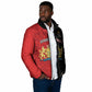 Personalized Kingdom of Haiti Padded Jacket Sans-Souci Palace Flag Style - African Pride