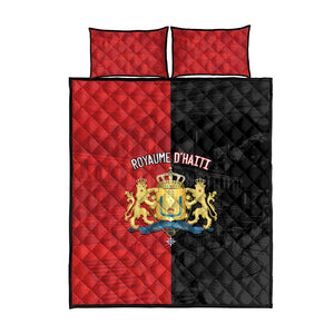 Kingdom of Haiti Quilt Bed Set Sans-Souci Palace Flag Style - African Pride