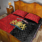 Kingdom of Haiti Quilt Bed Set Sans-Souci Palace Flag Style - African Pride