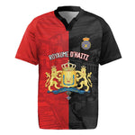 Personalized Kingdom of Haiti Rugby Jersey Sans-Souci Palace Flag Style LT14