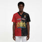 Personalized Kingdom of Haiti Scrub Top Sans-Souci Palace Flag Style - African Pride