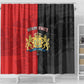 Kingdom of Haiti Shower Curtain Sans-Souci Palace Flag Style - African Pride