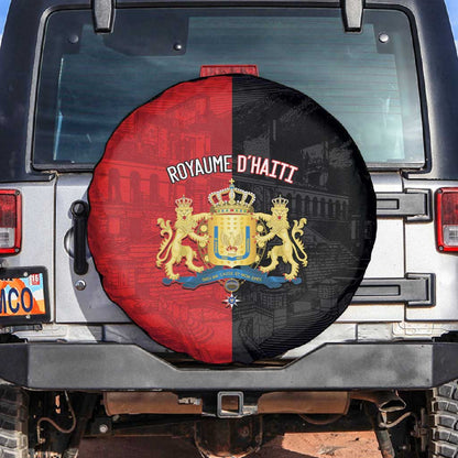 Kingdom of Haiti Spare Tire Cover Sans-Souci Palace Flag Style - African Pride