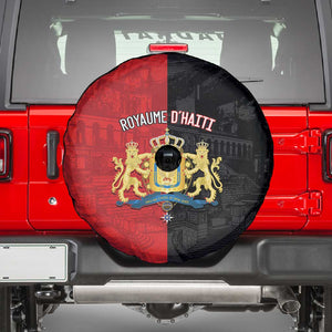 Kingdom of Haiti Spare Tire Cover Sans-Souci Palace Flag Style - African Pride
