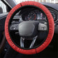 Kingdom of Haiti Steering Wheel Cover Sans-Souci Palace Flag Style - African Pride