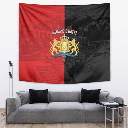 Kingdom of Haiti Tapestry Sans-Souci Palace Flag Style - African Pride