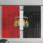 Kingdom of Haiti Window Curtain Sans-Souci Palace Flag Style - African Pride
