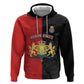Personalized Kingdom of Haiti Zip Hoodie Sans-Souci Palace Flag Style - African Pride
