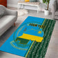 Personalised 1 July Independence Day Rwanda Area Rug African Imigongo Happy 61st Anniversary