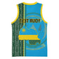 Personalised 1 July Independence Day Rwanda Basketball Jersey African Imigongo Happy 61st Anniversary - African Pride