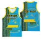 Personalised 1 July Independence Day Rwanda Basketball Jersey African Imigongo Happy 61st Anniversary - African Pride
