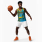 Personalised 1 July Independence Day Rwanda Basketball Jersey African Imigongo Happy 61st Anniversary - African Pride