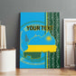 Personalised 1 July Independence Day Rwanda Canvas Wall Art African Imigongo Happy 61st Anniversary